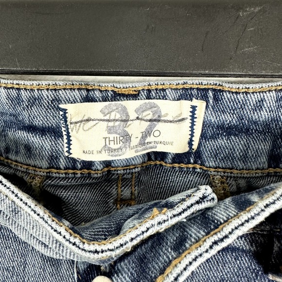 NEW Free People Thunderbird Flare Jeans in Electric Blue Size 32 - Picture 5 of 7